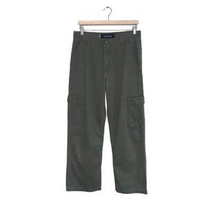 Levi’s Khakis Size 11 US Green Vintage Silver Tab Cargo Pants Baggy Straight Leg